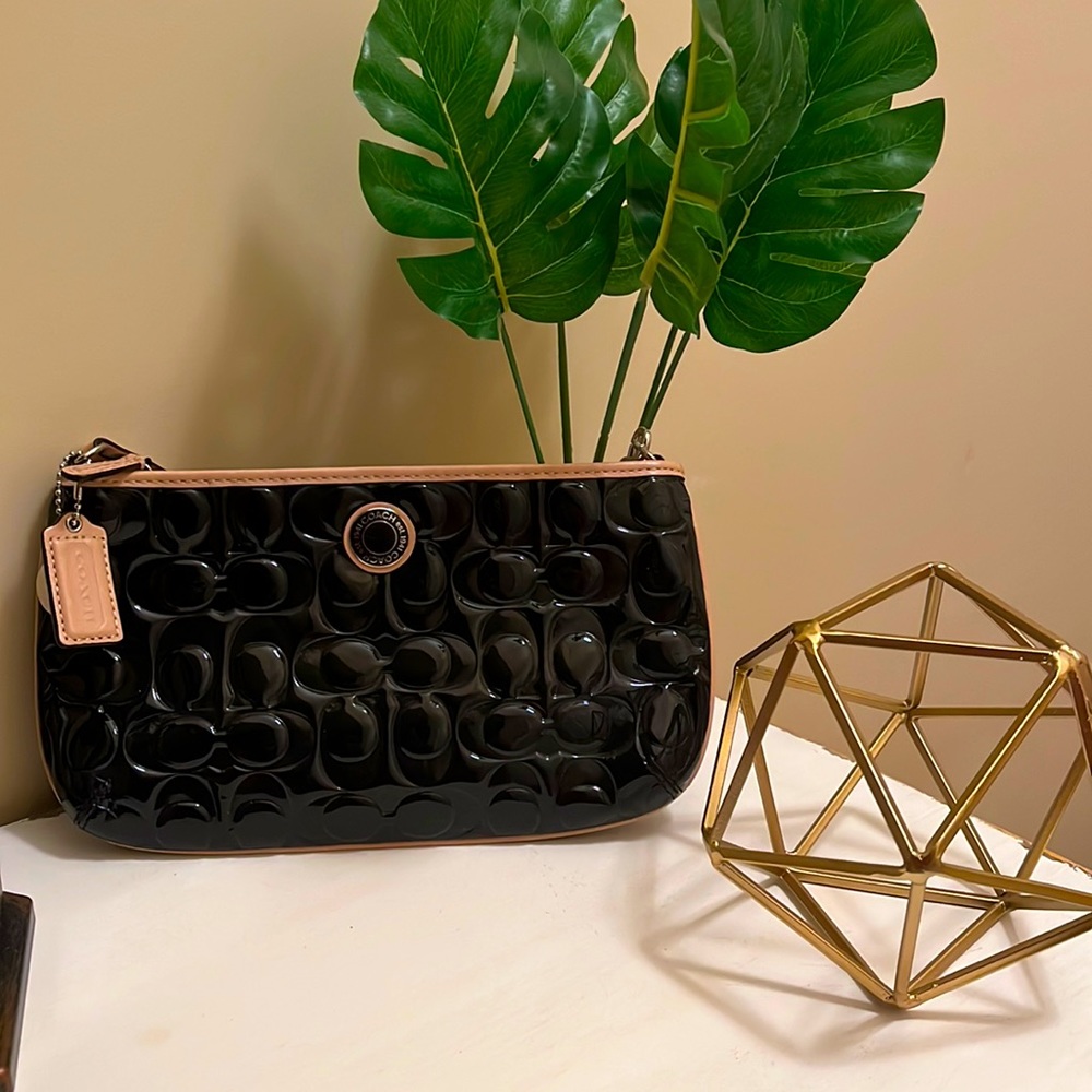 Coach Wristlet/shoulder pouch